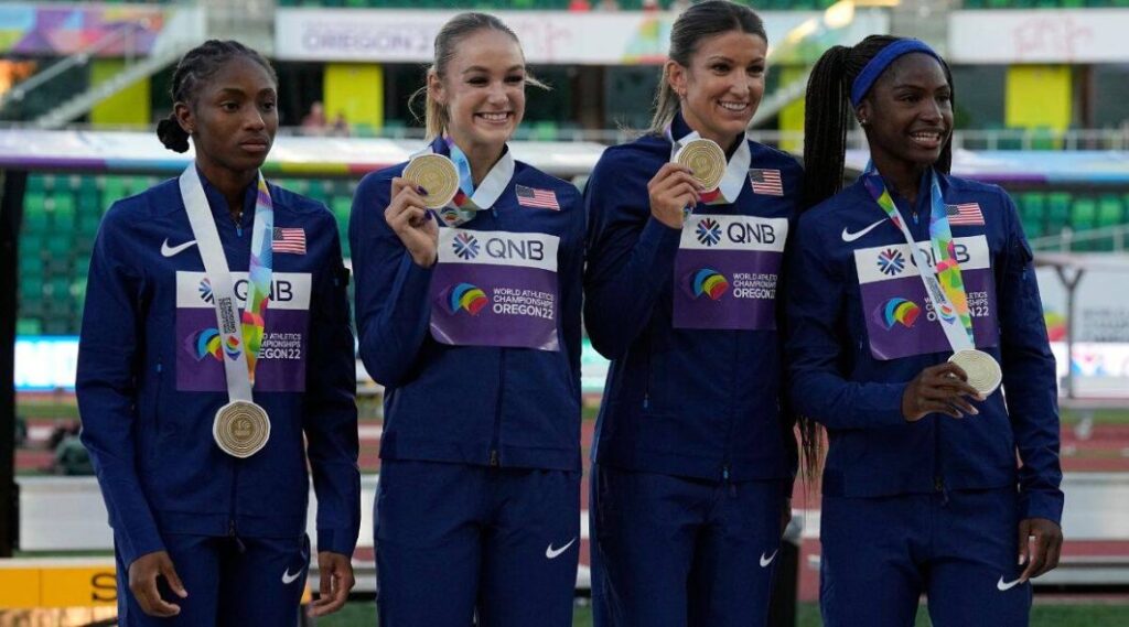 Nigeria smash African record but miss out on medal as USA win women’s 4x100m
