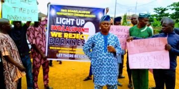 Okpanam Community Protest Power Outage, Extortion by BEDC, Insecurity